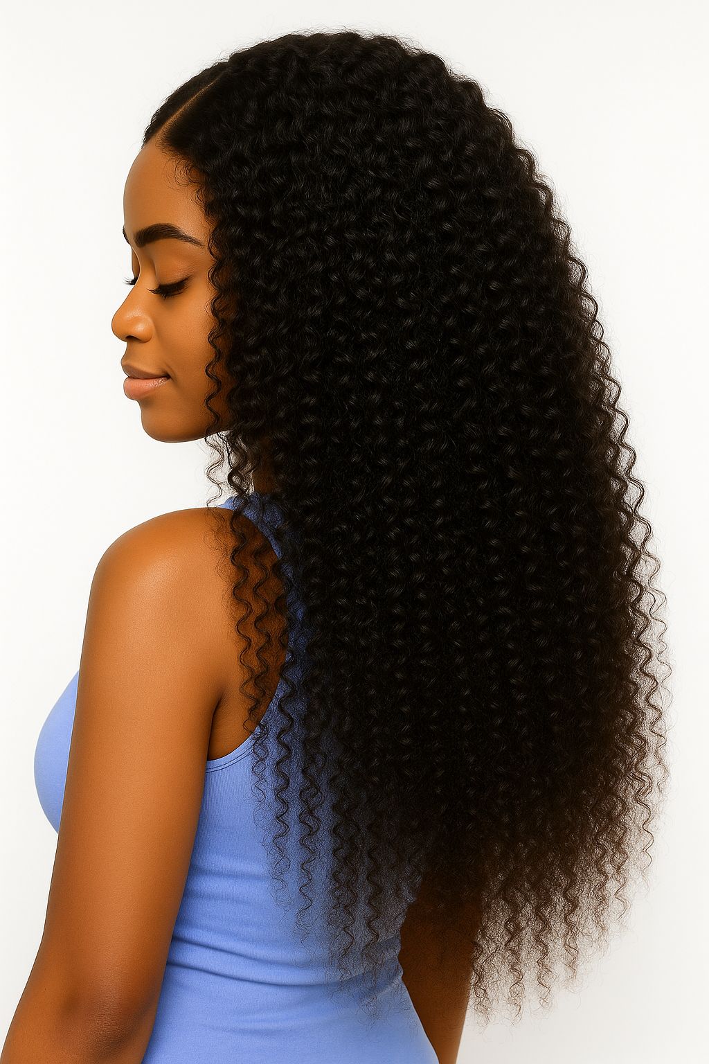 Raw Kinky Curly Clip-in Hair Extensions  (Set of 8)