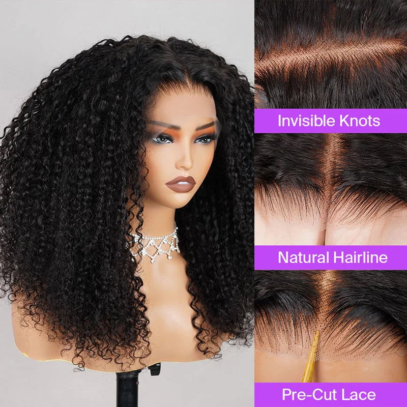 6x5 Pre-cut Glueless Wig - Kinky Curly