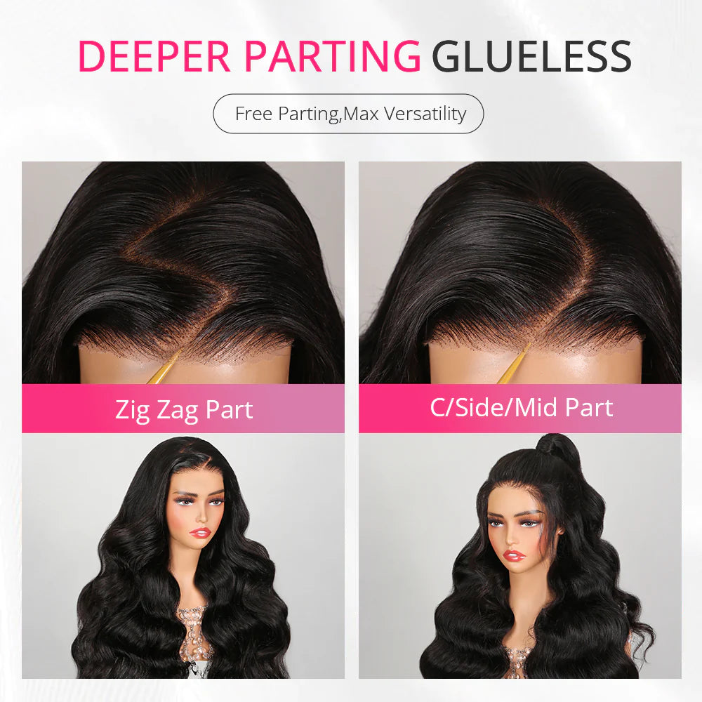 6x5 Pre-cut Glueless Wig - Body wave