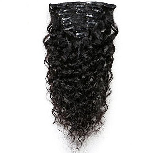 Raw Water Wave Clip-in Hair Extensions  (Set of 8)