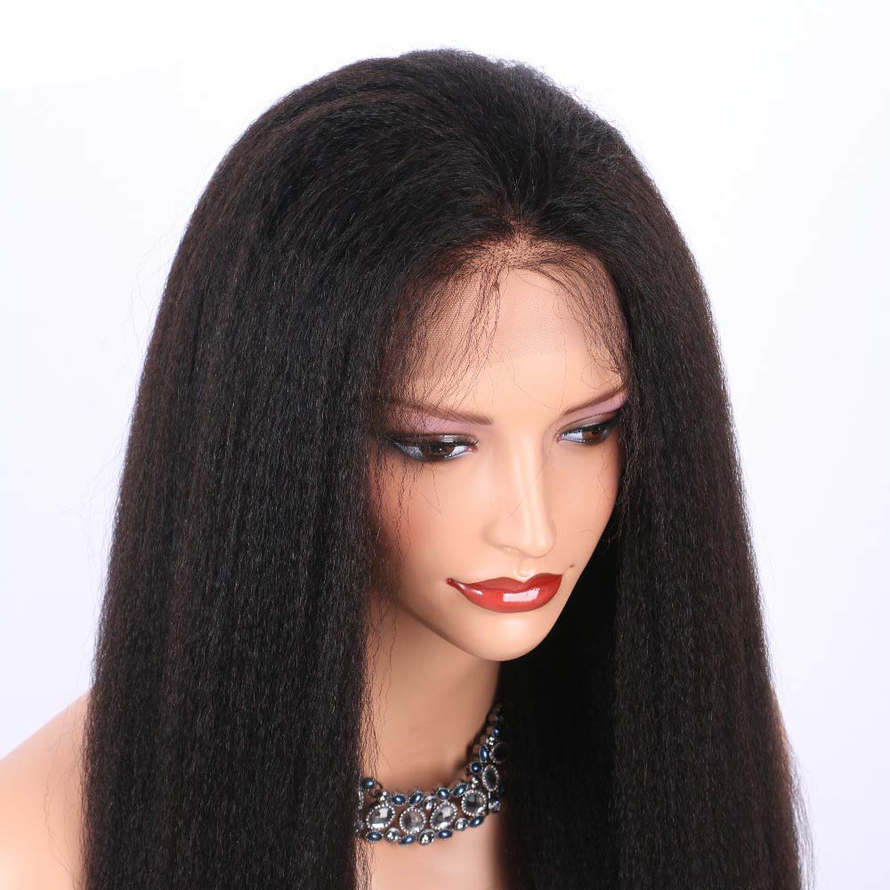 13x4 Lace Frontal Kinky Straight Wig