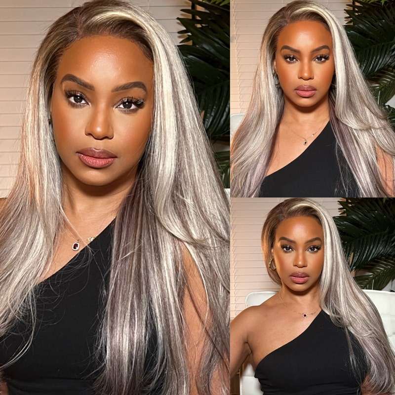 13x4 Lace Frontal Wig - P18/613 Ombre Highlight