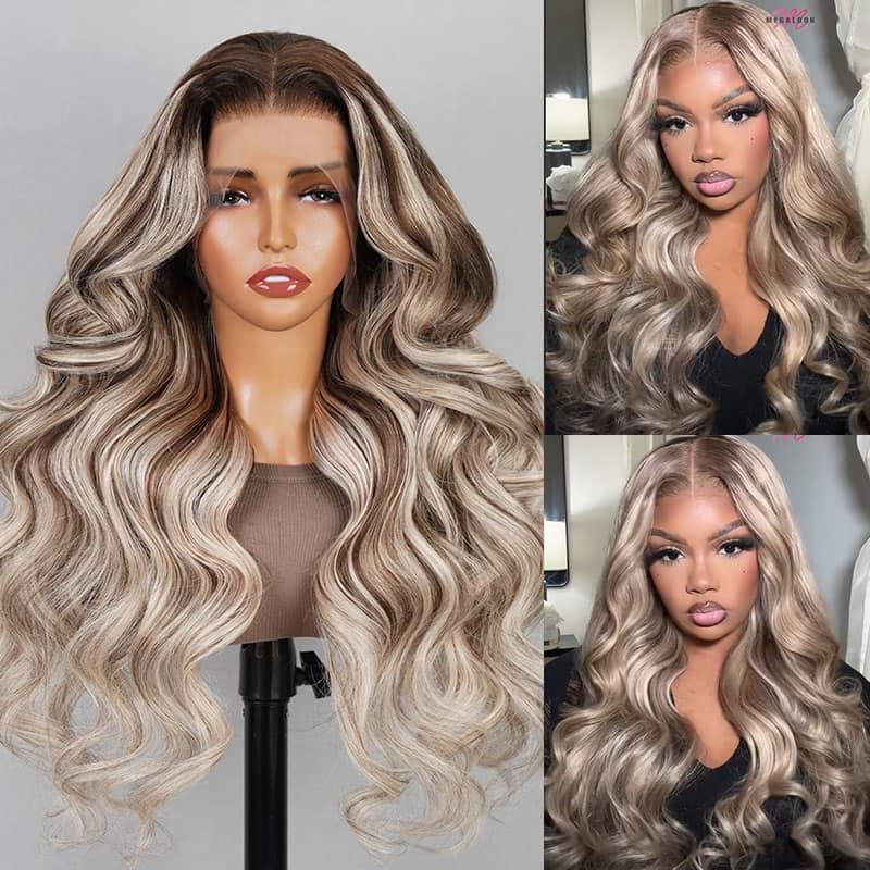 13x4 Lace Frontal Wig - P18/613 Ombre Highlight