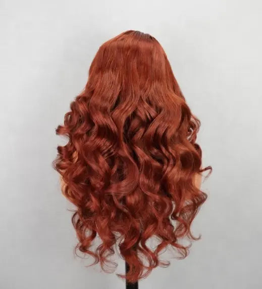 13x4 Lace Front Body Wave Wig - Reddish Brown #33